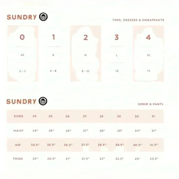 Sundry New NWT Cream Joggers Size S - Picture 4 of 4